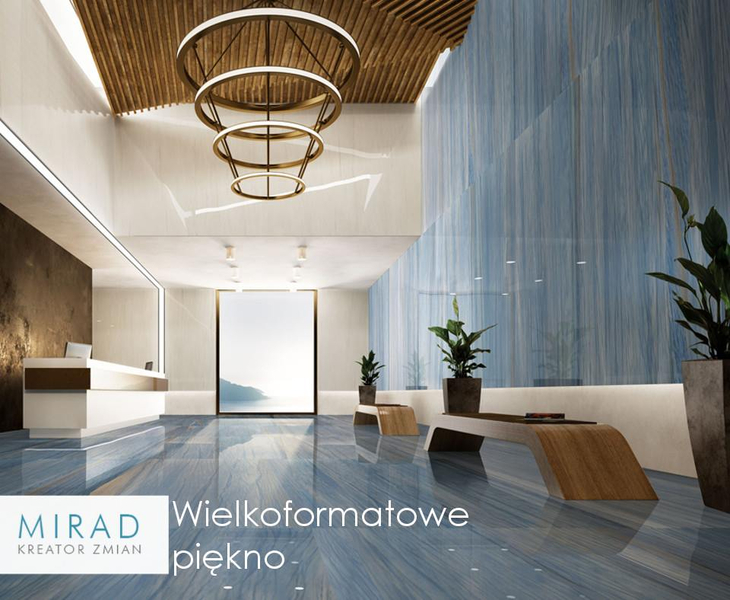 Zdjęcie na okładce dla Mirad płytki wielkoformatowe , spieki kwarcowe , płytki ceramiczne , salon łazienek glazura wyposażenie łazienek